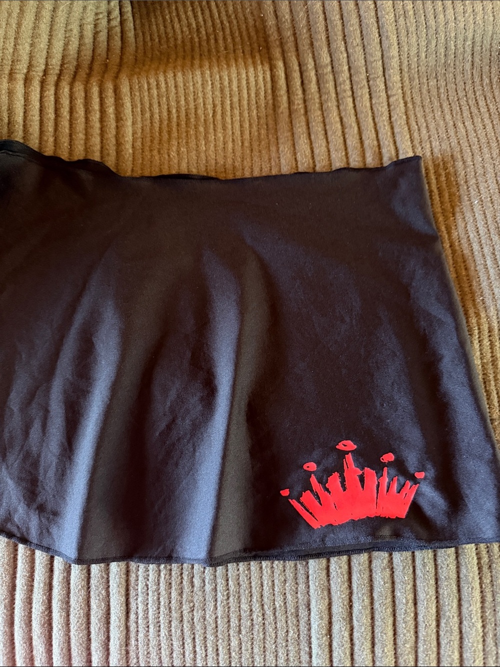 Black Swim Sarong with Budweiser King of Beers logo